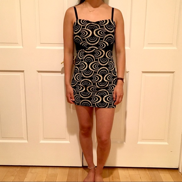 Free People stretch mini dress - Picture 2 of 7